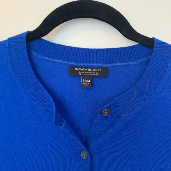 Banana Republic Merino Wool Cardigan M - Picture 2 of 5